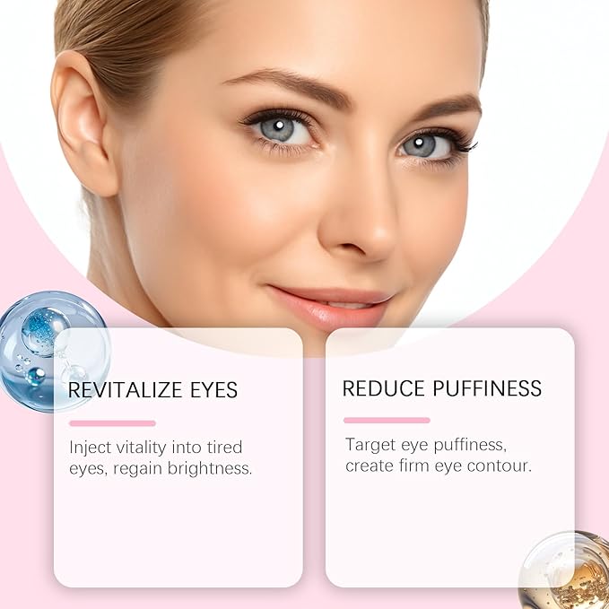 Eye Patches with PDRN & Collagen – Anti-Wrinkle Under Eye Patches for Dark Circles, Puffy Eyes & Hydration, Instalift Gel Mask, 8 Pairs