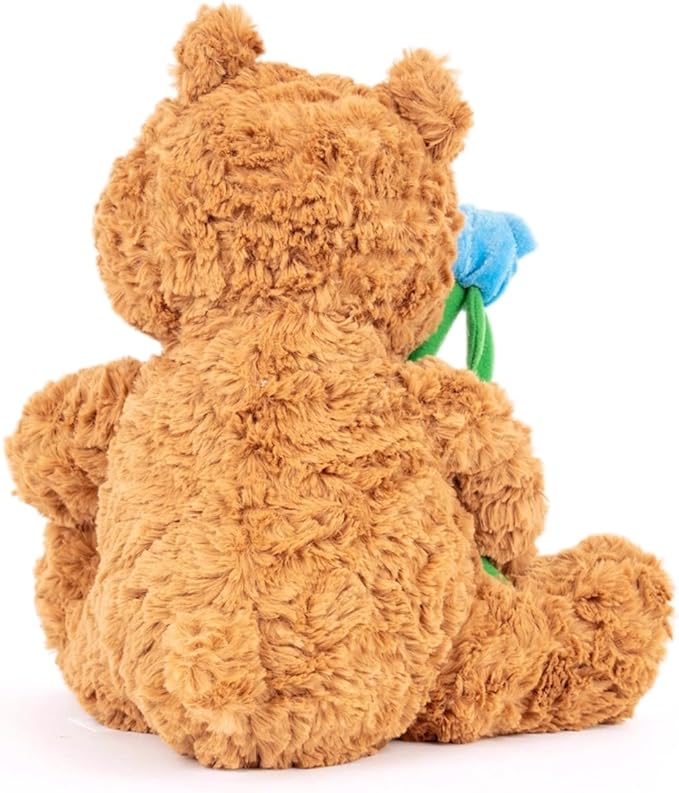 Stuffed Rose Teddy Bear Gifts for Mother's Day, 11''Soft Cute Plush Animal Toy Birthday Present for Her/Girlfriend Lover Mom Kids Gifts Home Decor