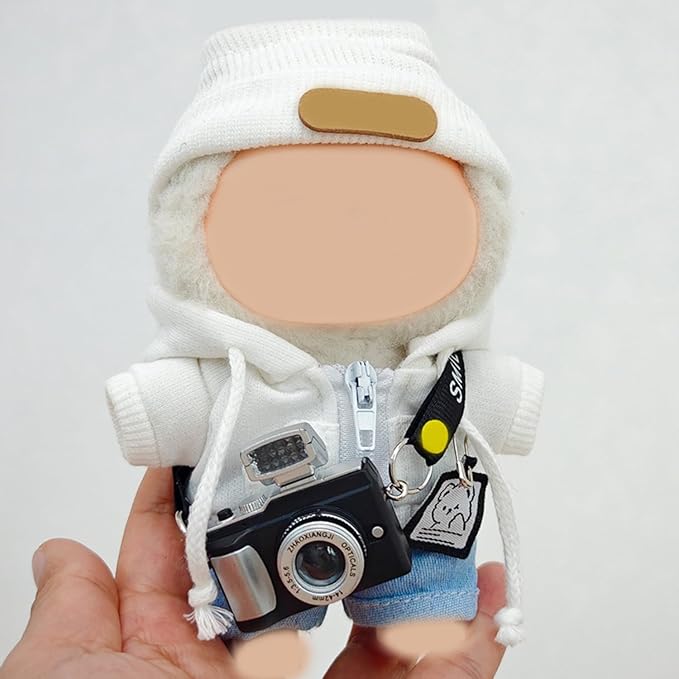 Clothes Sets Suitable for 17cm Dolls (Only Clothes No Doll ) Hoodie Clothing Accessories, Cardigan Outfits Suitable for Doll Soft Clothing Replacement
