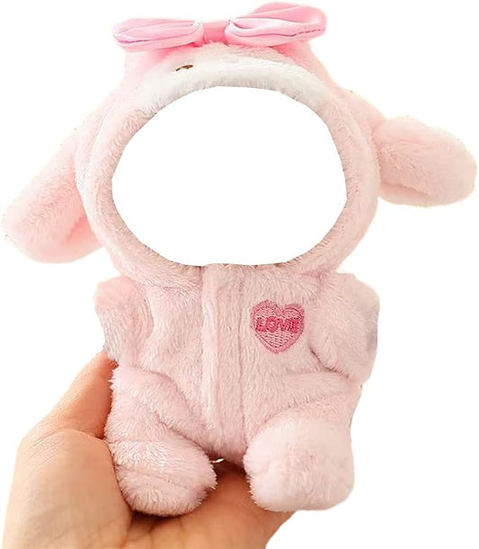 Designer Clothes for Dolls Accessories15cm /17cm Doll Clothing Set Replacement Pink Outfit 5Pcs Set (Premium Design-Pink 2)