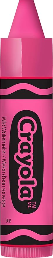 Lip Smacker Crayola Lip Balm Party Pack - 8 Moisturizing Balms, Cotton Candy, Orange, Sherbert, Watermelon, Berry, Apple, Banana, Hydrating & Protecting - Cruelty-Free,(Pack of 2)