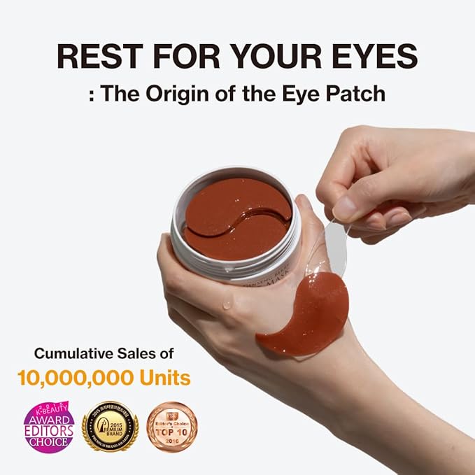 SHANGPREE Ginseng Plus Eye Mask (Eyepatches) 30 Pairs, Hydration & Elasticity Boost, Precious Ginseng Berry Extract, Cooling & Refreshing, for Dull Skin