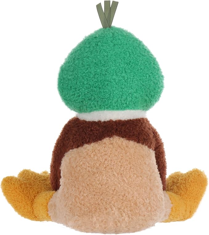 Apricot Lamb Velvet Mallard Duck Plush Stuffed Animals for Kids, Soft Cute Plush Toys for Baby Girl and Boy, Fluffy Velvet Mallard Green
