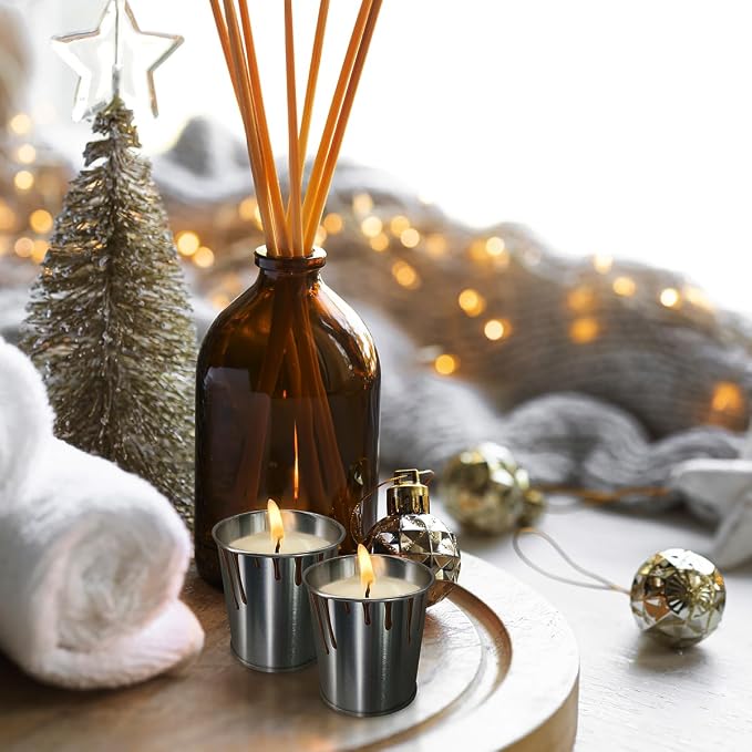 Citronella Candles 6/12 Pack, Outdoor Indoor Scented Candles with Pure Citronella Essential Oil and Natural Soy Wax, Long Lasting Burning for Home Garden Patio Balcony