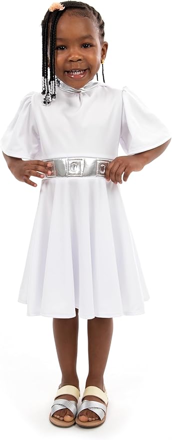 Little Adventures Galactic Princess Twirl Dress Up Costume - Machine Washable Child Pretend Play Party Dress