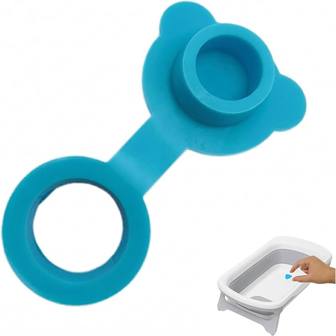 Bathtub Stoppers, Silicone Bathtub Stopper, Fits Most Baby Bathtubs, 5 Sizes of Baby Bath tub Plugs (1.2'' I.D.)