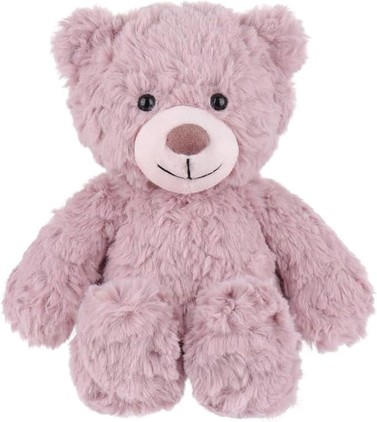 Apricot Lamb Toys Plush Pink Purple Flower Teddy Bear Stuffed Animal Soft Cuddly Perfect for Child 8 Inches