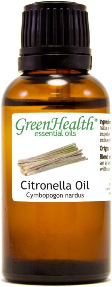 Citronella Essential Oil - 1 fl oz (100% Pure & Uncut) - GreenHealth