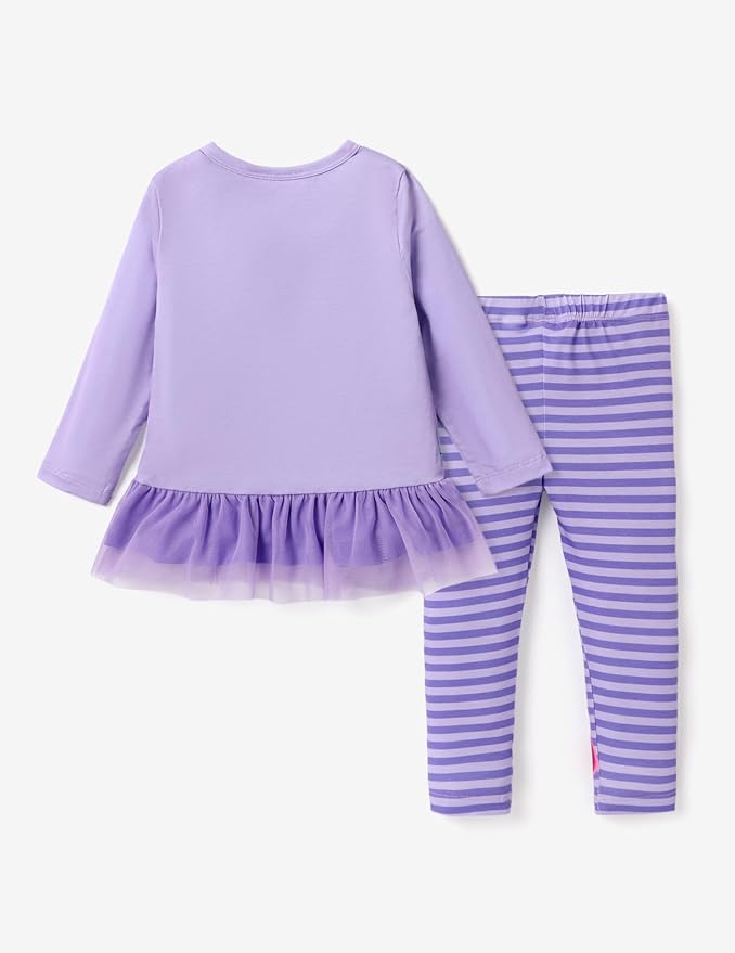 Disney Minnie Mouse Frozen Princess Marvel Toddler Girls Clothes Long Sleeve Sweatshirt + Leggings 2pcs Outfits Set 2-6Y