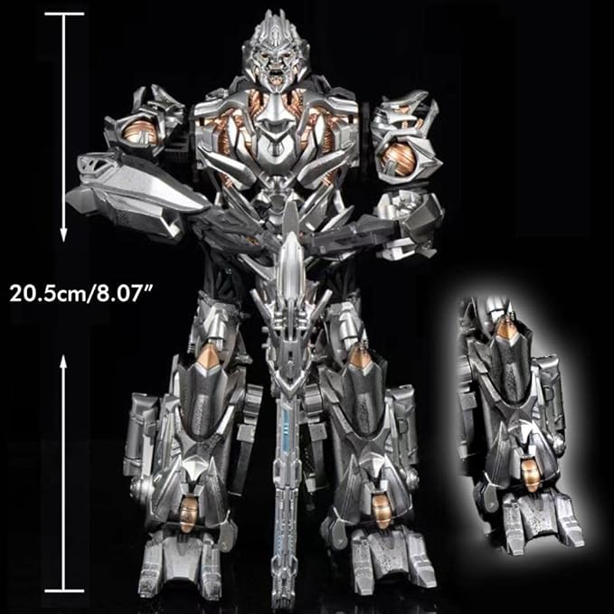 Deformation Action Figure Toy, Portable Car Model Alloy Deformed Robot Toy Gift for Kids Boys and Girls (8.07 inches)