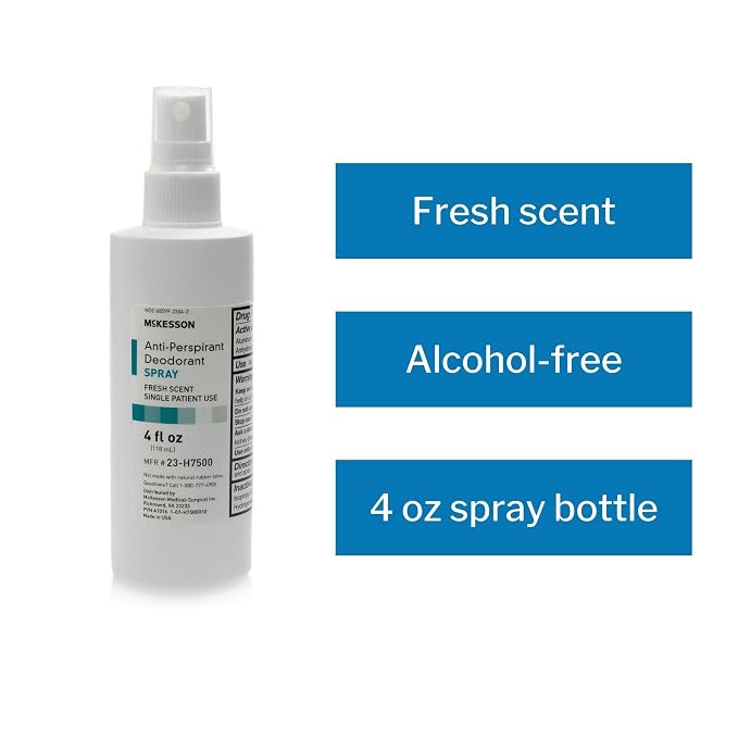 McKesson Anti-Perspirant Deodorant Spray, Fresh Scent, 4 oz, 1 Count