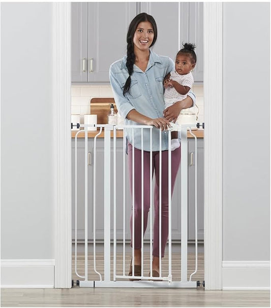 Regalo Safety 36" Extra Tall Baby Gate for Doorways & Bottom of Stairs, Pressure Mount, Toddlers & Pets, 6-24 Months, Tested & Safe for 30 Years, American Designed, American Owned