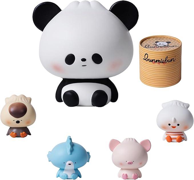 Urdu Blind Box Figures,Cute Dim Sum Dumplings Series Squeeze Toys Random Design Action Figures Collectible Toys Home Decorations,Holiday Birthday Gifts for Boys and Girls, Single Box
