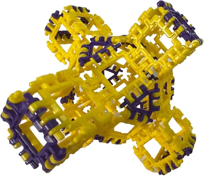 That Hinge Toy 150 Piece Blue + Green Set, Dinosaur + More STEM Construction Toy Building Set