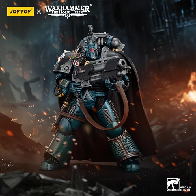 JOYTOY Warhammer The Horus Heresy Alpha Legion Saboteur Consul - 1:18 Scale 5in Action Figure Mecha Joy Toy Collection Model