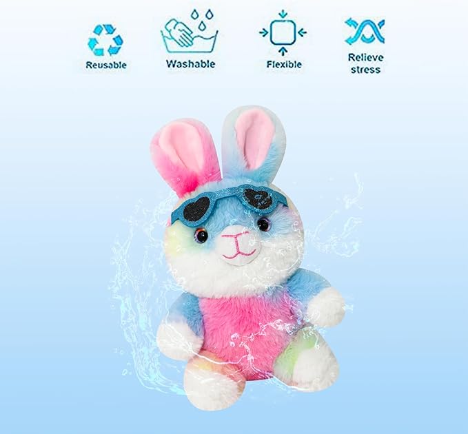 Easter Bunny Egg Toy with Zipper – Easter Bunny Egg Plush Pillow Decoration – Soft and Cuddly for Boys and Girls Plush Toy