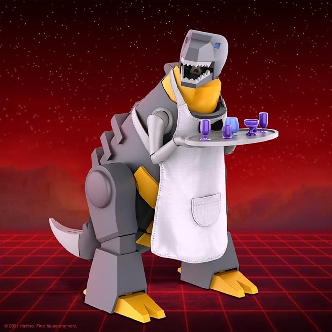 Super7 ULTIMATES! Transformers Grimlock (Dino Mode) - 9" Transformers Action Figure with Accessories Classic Cartoon Collectibles and Retro Toys