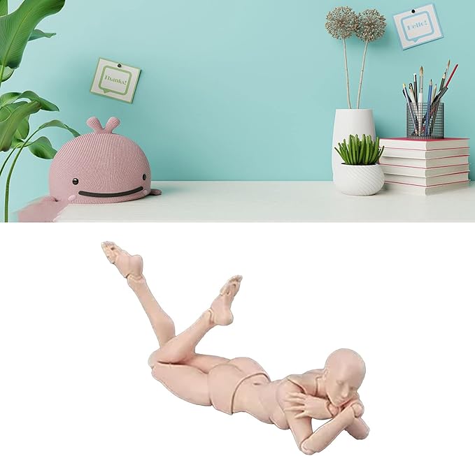 Action Mannequin PVC Drawing Figure, Model for Sketching, Painting, Female Artist (Male) (Woman)