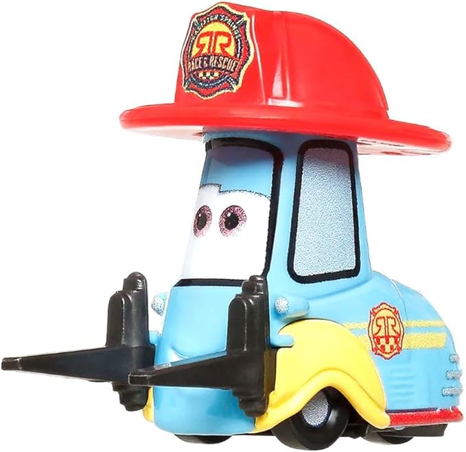 Disney and Pixar Cars Diecast Luigi and Guido Rescue Toy Vehicle for Ages 3 and Up