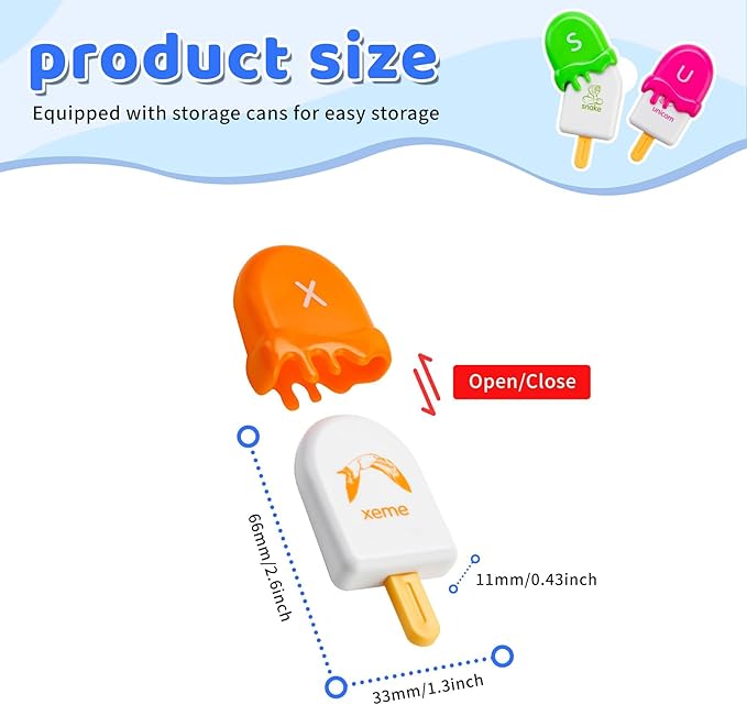 52 Pcs ABC Pops - Alphabet Learning Toys, Preschool Educational Toys for Classroom Fun and Engaging Alphabet Matching Game