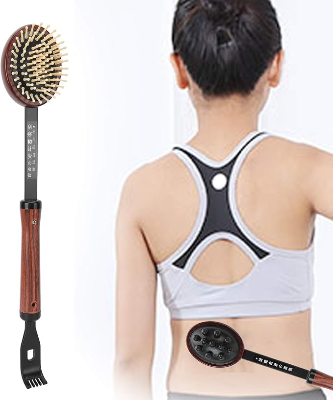 Manual Back Massagers Back and Head Scratcher Long Back Massager Handheld, Body Massager Stick Manual Massage Tool, Plastic Massage Hammer for Body Part,Legs, Back Health Care