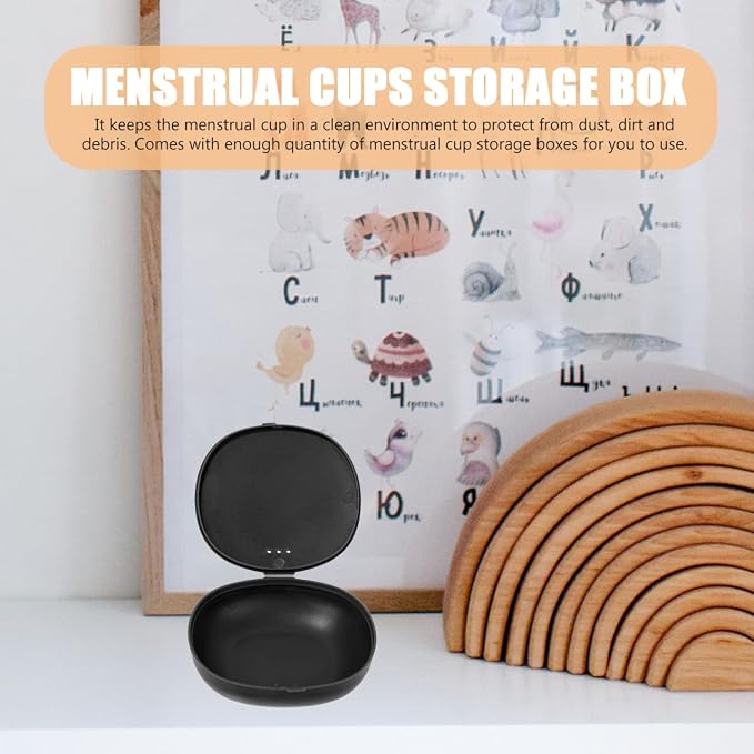 Healifty Storage Box 2 Pack Reusable Plastic Case Portable Travel Holder Compact Protective Container Keeps Clean When Not in Use