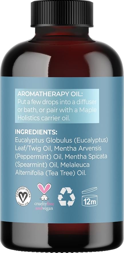 Breathe and Defend Essential Oils Set - Purifying Essential Oil Blends for Diffuser Aromatherapy and Baths - Relaxing Essential Oils for Diffusers for Home