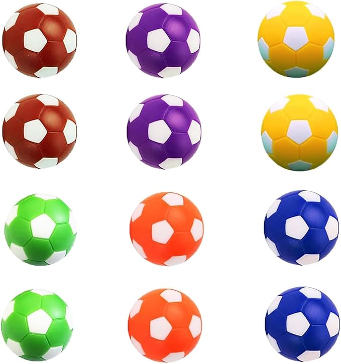 Foosball Table Balls 1.42 Inch Table Soccer Balls for Foosball Tabletop Game Foosball Accessory Replacements Multicolor World Cup Foosball/Gifts