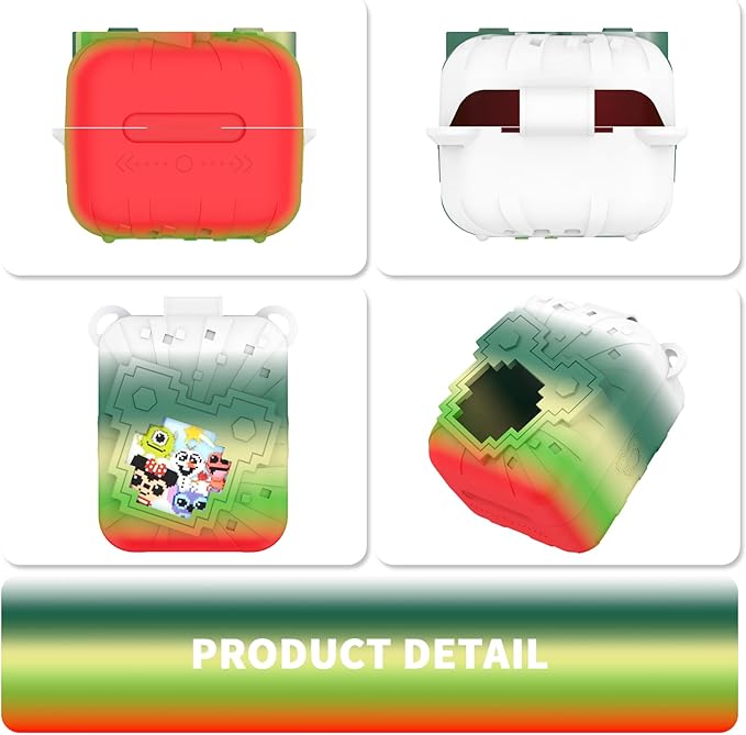 Soft Silicone Case for Bitzee Disney Interactive Toy Digital Pet, Shockproof and Protective Carrying Case for Bitzee Disney Virtual Electronic Pets with Lanyard (Mint Green)