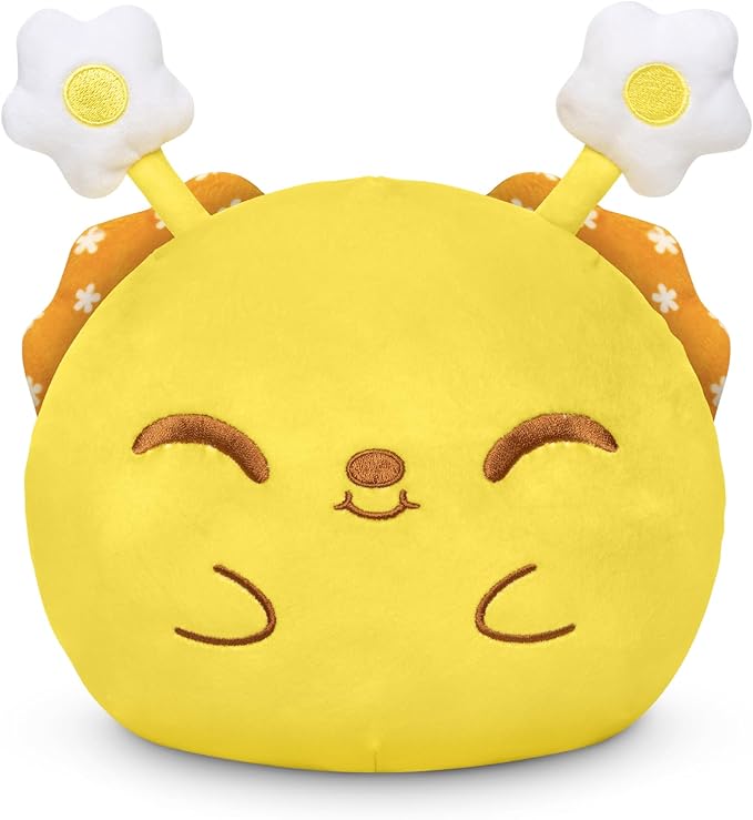 TeeTurtle Strawberry Shortcake Scented Reversible Plush - Orange Blossom and Marmalade - Cute Kawaii 6" Orange Scented Plushie