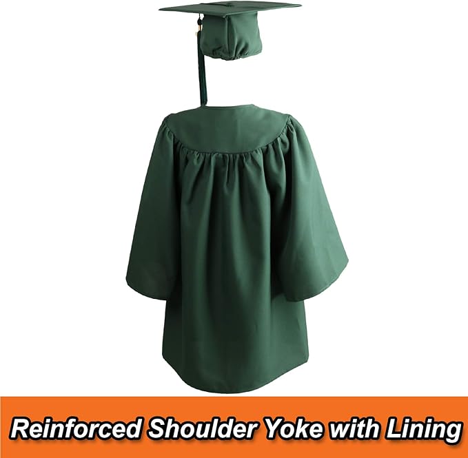 OSBO GradSeason Unisex Matte Kindergarten Graduation Gown Cap Tassel Set 2025