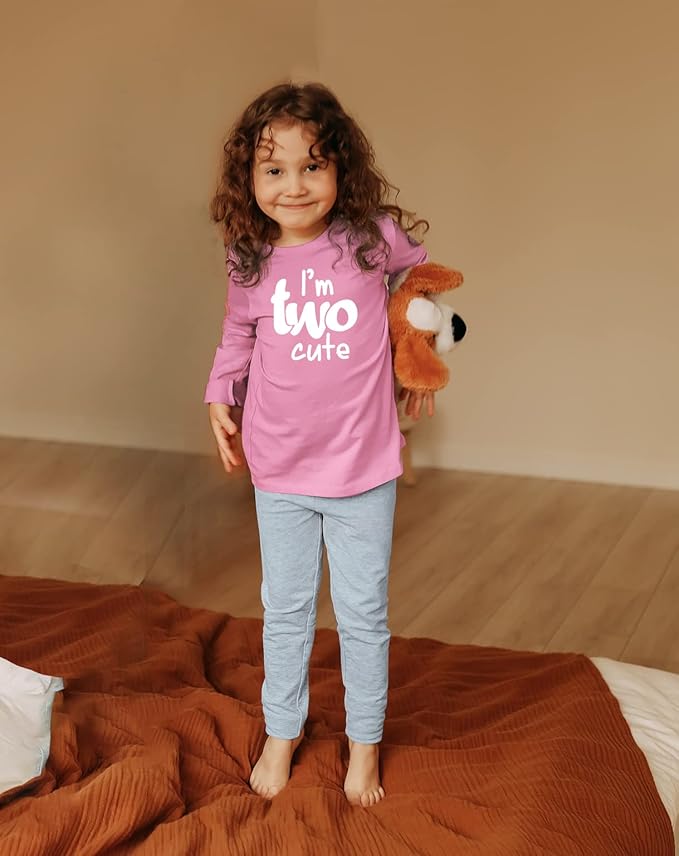 2nd Birthday Outfits for Toddler Girls im Two Cute Shirt Girl 2 Years Old Second Birthday