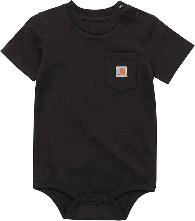 Carhartt Unisex Baby, Short-sleeve Bodysuit Pocket T-shirt