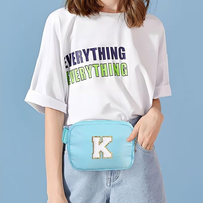 YOOLIFE Fanny Packs - Crossbody Bags for Women, Blue Small Sling Bag Travel Gifts