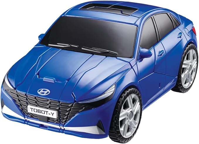 New TOBOT, TOBOT Y, Youngtoys Transforming Collectible Vehicle to Robot, Heroes Animation Character Toys for Kids 3 and up Transform Toys Cars, Large Size 10-inch