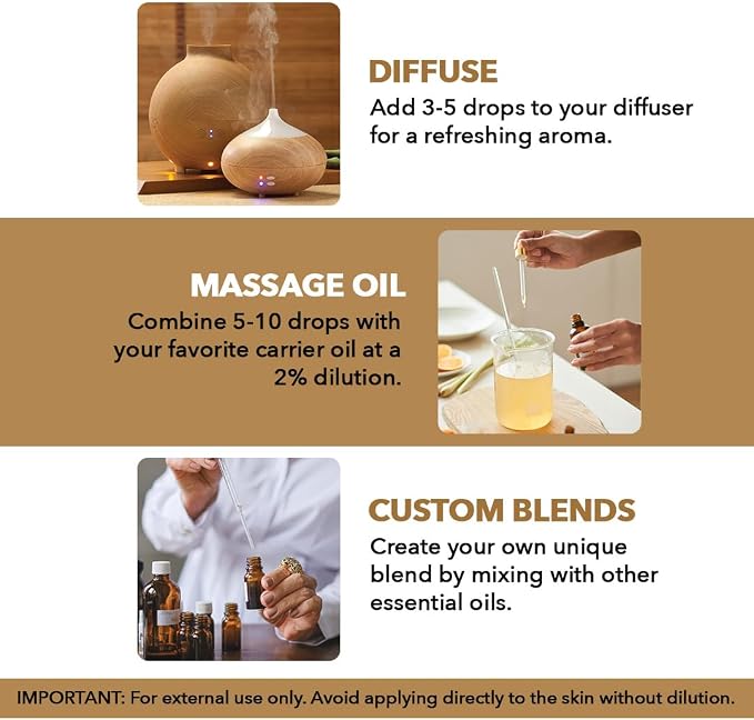 Majestic Pure Essential Oil with Glass Dropper - 100% Pure and Natural - Essential Oils for Diffuser, Aromatherapy, Soap and Candle Making, Frankincense Essential Oil, Frankincense Oil, 1 Fl Oz