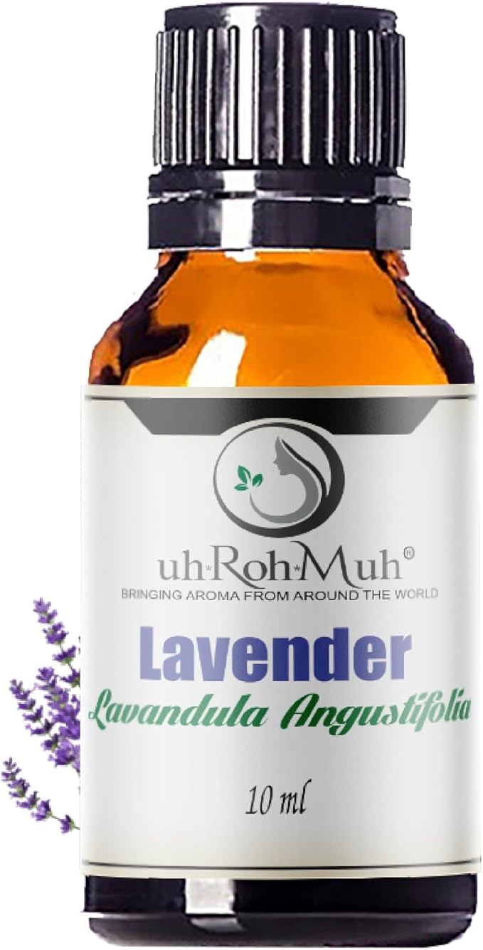 Organic Lavender Essential Oil - Steam Distilled Lavandula Angustifolia, Flower Oil, Premium Floral Aroma Middle Note Oil for Aromatherapy, Skincare, Haircare and DIY Cosmetic Formulations - 10 ml