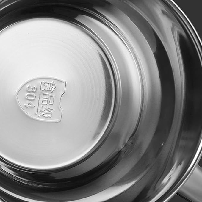 Stainless Steel Stock Pot, Korean Ramen Cooking Pot, Multifunctional Nonstick Ramen Noodle Soup Pot with Handle, for Pasta, Soup, Spaghetti, Nonstick Fast Heating