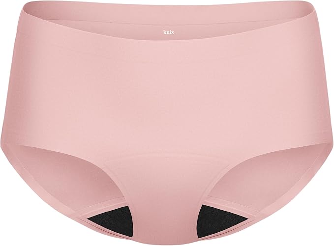 KNIX Women Leakproof Period Underwear Boyshort – Heavy Flow Protection, Absorbs 4–7 Super Tampons