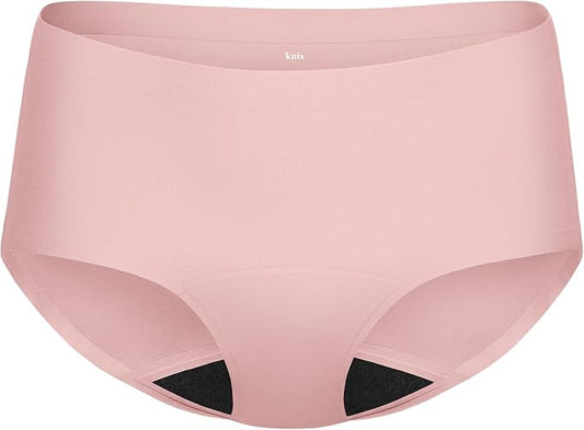 KNIX Women Leakproof Period Underwear Boyshort – Heavy Flow Protection, Absorbs 4–7 Super Tampons