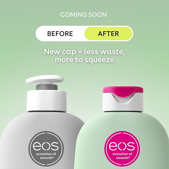 eos Shea Better Body Lotion- Crème de Pistachio, 24-Hour Moisture Skin Care, Lightweight & Non-Greasy, Made with Natural Shea, Vegan, 16 fl oz