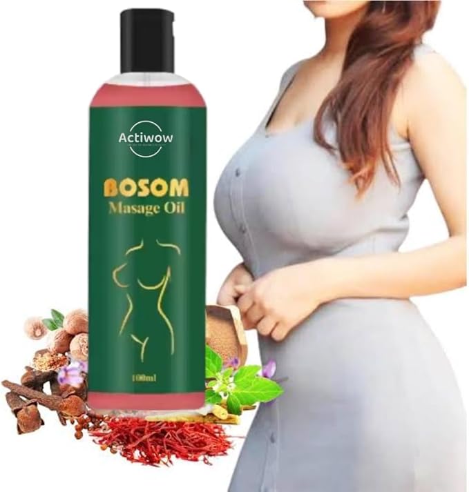 Ayurvedic Bosom Massage Oil for Women, Ayurvedic Breast Oil for Women - 100 ml - 3.38 Fl Oz