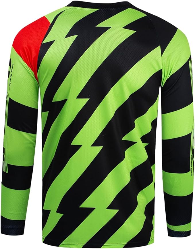 Dirt Bike Jersey for Youth, Kids Mountain Bicycle Shirt Long Sleeve Children Downhill Jerseys for Motorcycle Motocross