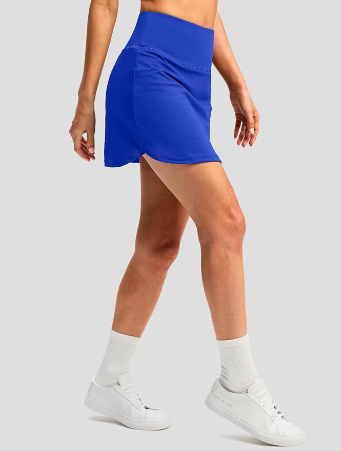 G Gradual 16"/18" Skorts for Women Golf Skirt with 2 Pockets Summer Casual | Built-In Shorts, High Waist, Soft 4-Way Stretch, Breathable Mesh Liner, Tennis Pickleball Athletic Wear, Easy To Match