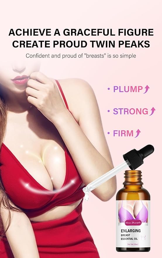 Natural Breast Care Oil & Firming Serum – Organic Essence for Women – Nourishing Massage Oil for Skin Elasticity & Tightening Appearance (3)