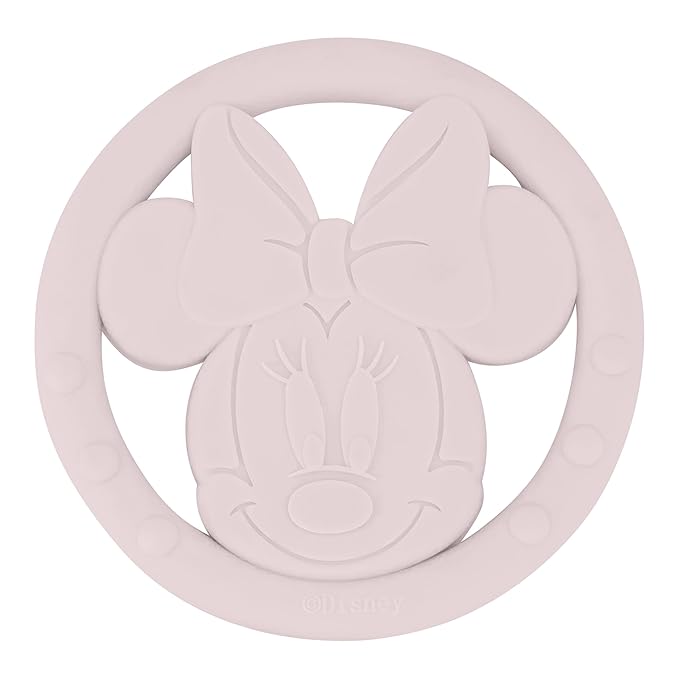 Cudlie Disney Silicone Teether Toy Set for Infants, Food Grade and BPA Free Teethers for Babies 6-12 Months, 2-Pack Teether Toys for Newborns