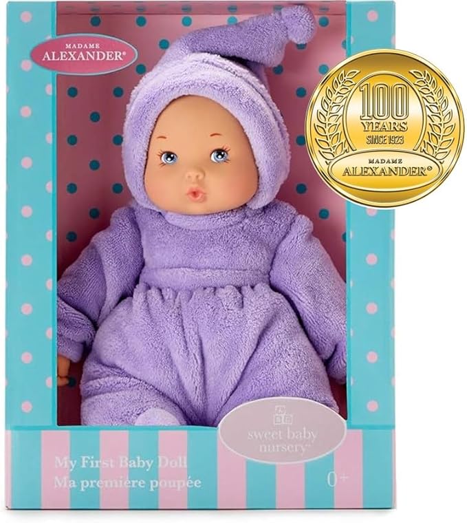 Madame Alexander 12" My First Lavender, Light Skin Tone