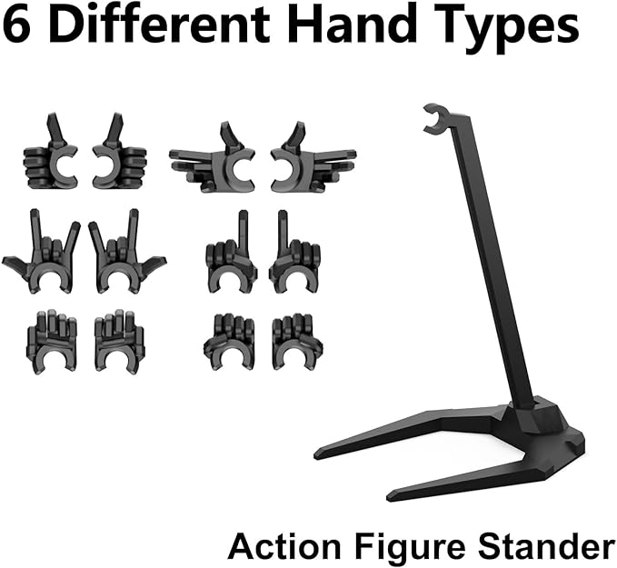 (Assembly Completed) 3D Printed T13 Titan 13 Action Figure 5.54-inch Dummy Lucky 13 Action Figure with 9 Types of Weapons and 5 Types of Hands, (Golden)