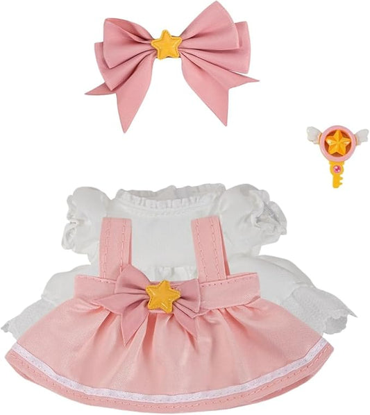 YAMASO 17cm Doll Clothes for 17cm Doll Accessories, Including 1 Set of Skirts, 1 Hair Clip, 1 Magic Wand Without Dolls
