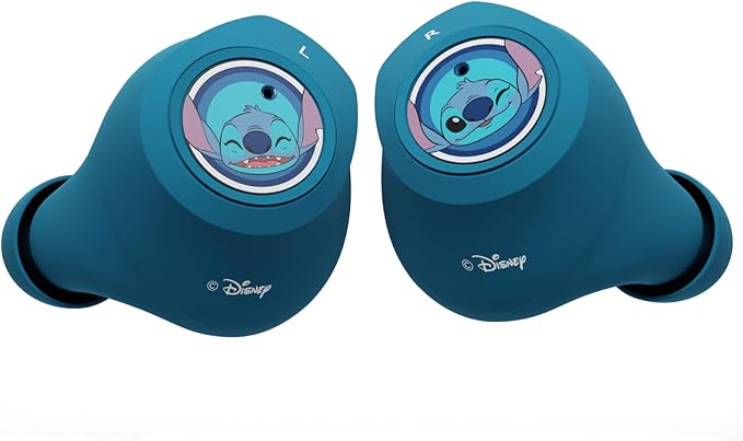 Disney Lilo and Stitch Bluetooth Earbuds w/Charging Case- Wireless Headphones w/Built-in Mic+ Up to 30 Hrs Playtime- Lilo and Stitch Gifts for Girls,Boys,Women,Men,All Fans of Lilo and Stitch Stuff